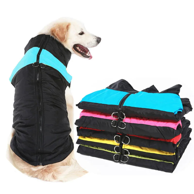 Ropa de invierno para mascotas, abrigo cálido para perros grandes, ropa para cachorros, chaleco impermeable para mascotas, chaqueta para perros pequeños, medianos y grandes, Golden Retriever
