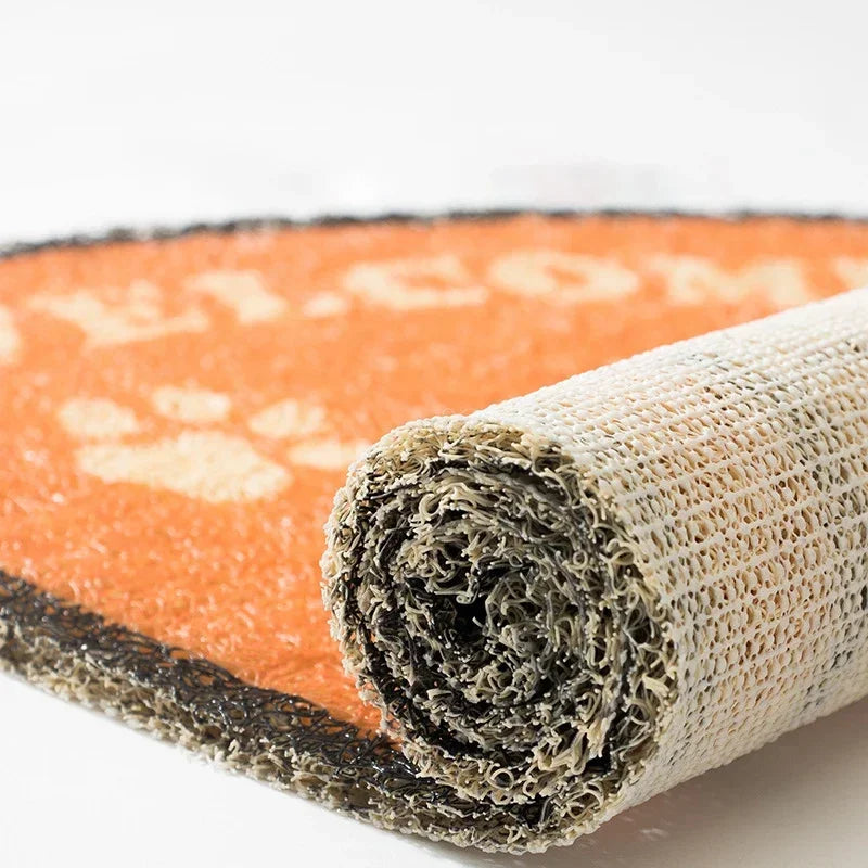 Estera de arena para gatos. Control de arena y pies antiadherentes