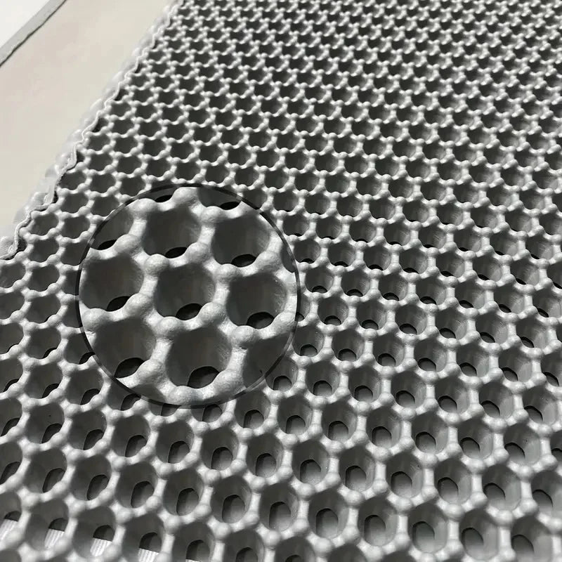 Estera de arena para gatos, estera para caja de arena de doble capa, impermeable, a prueba de orina, estera de arena para gatitos, fácil de limpiar, Control de dispersión