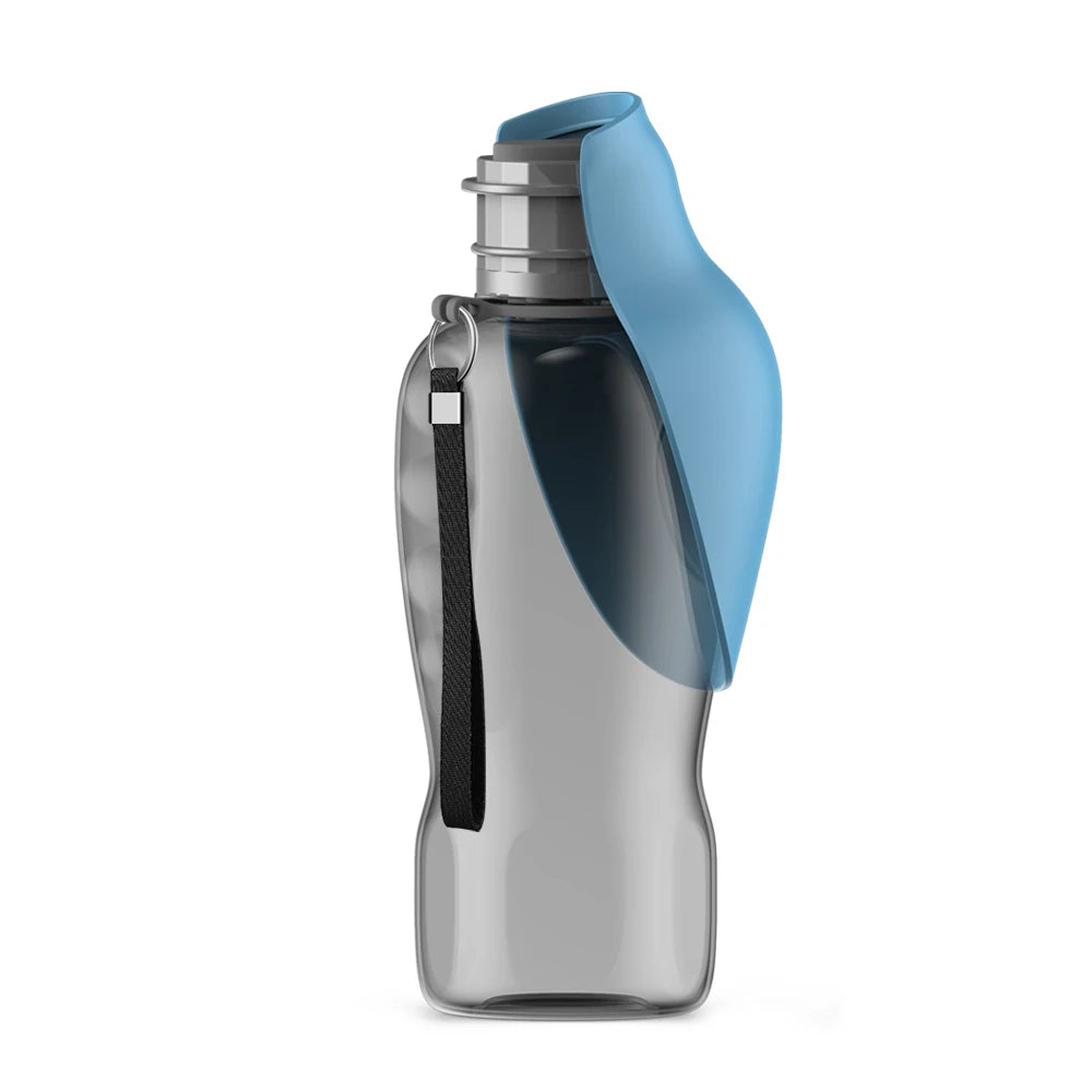 Botella de agua portátil para perros de 800ml, para perros pequeños, medianos y grandes, tazón para beber de viaje al aire libre, alimentador para cachorros y gatos, accesorios para Labrador para mascotas