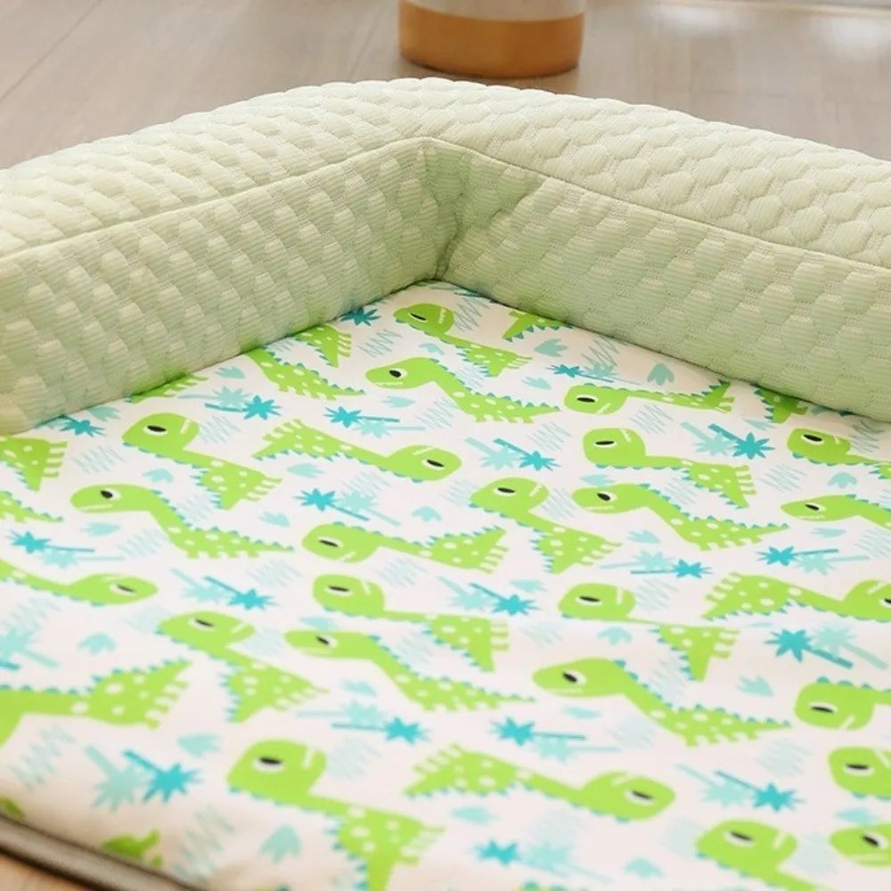 Esteras de cama para mascotas, transpirables, frescas, lavables, suaves, para dormir, cómodas, refrescantes, para cachorros y gatos