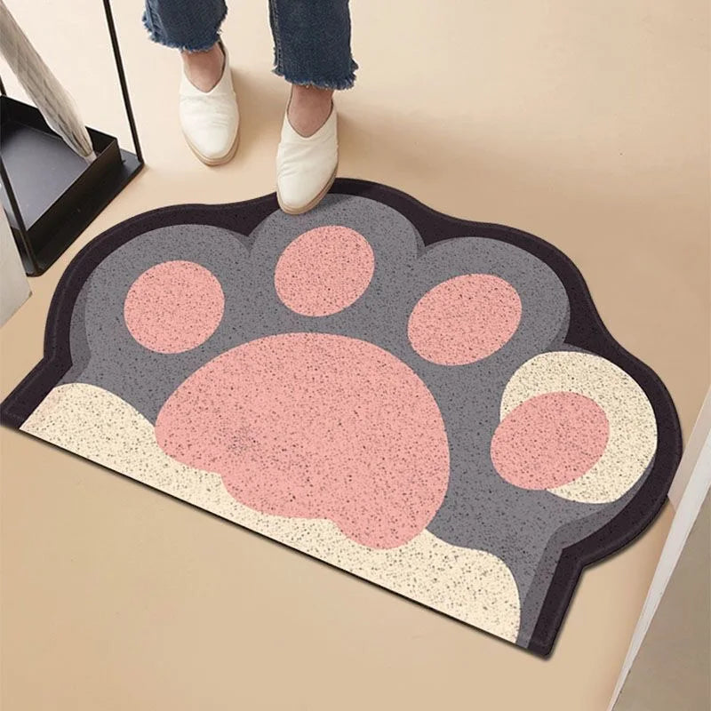 Alfombrilla para arena de gato, alfombrilla para caja de arena, alfombrilla para atrapar arena, suave en patas de gatito, accesorios antideslizantes para mascotas, alfombrillas para puerta, alfombrilla para baño