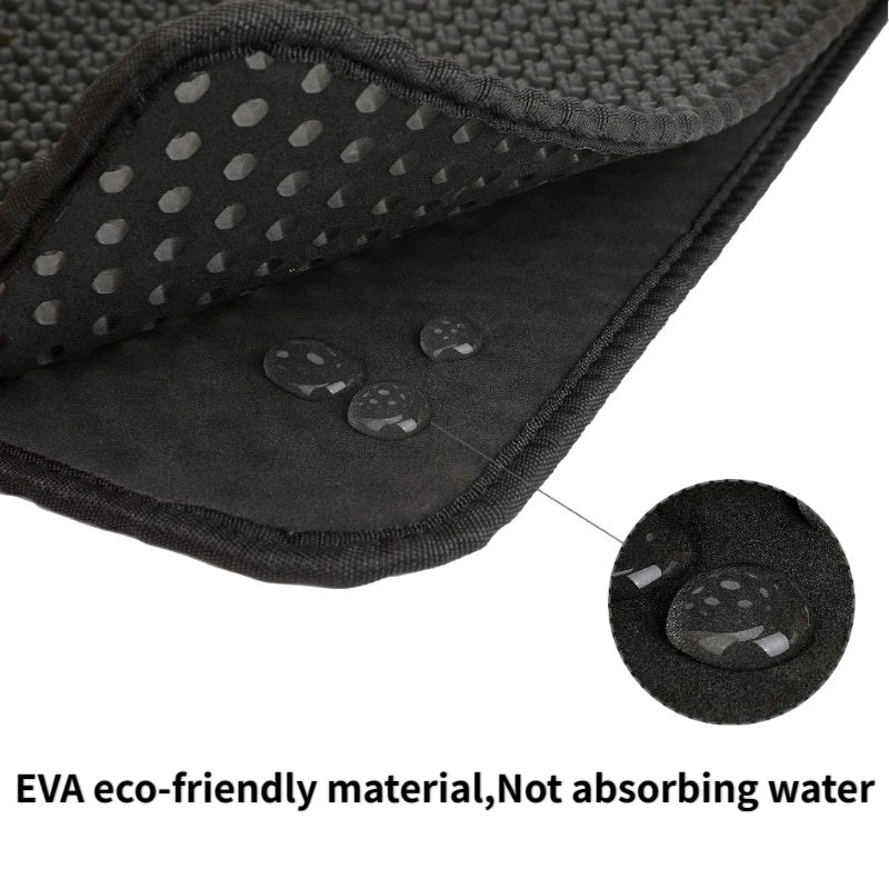 Estera de arena para gatos, estera para caja de arena de doble capa, impermeable, a prueba de orina, estera de arena para gatitos, fácil de limpiar, Control de dispersión