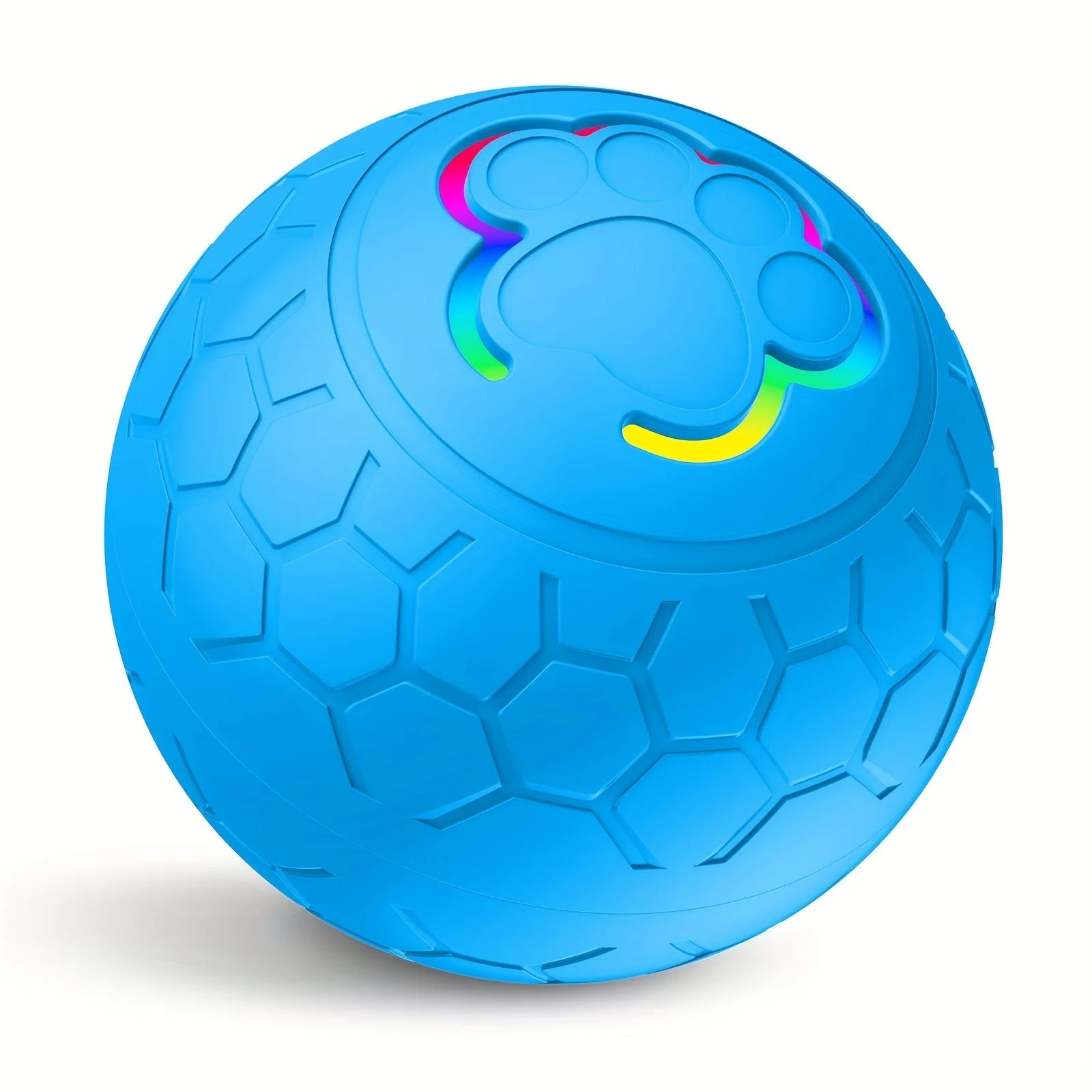 Bola de juguete inteligente para perros, pelota de juguete interactiva electrónica para mascotas, bola de juguete rodante que rebota automática USB con luces RGB, producto para cachorros y gatos