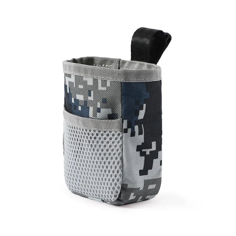 Bolsa de adiestramiento al aire libre para mascotas, tela Oxford, impermeable, duradera, riñonera para mascotas, bolsa multifuncional para equipo para caminar para perros, bolsa para golosinas compacta