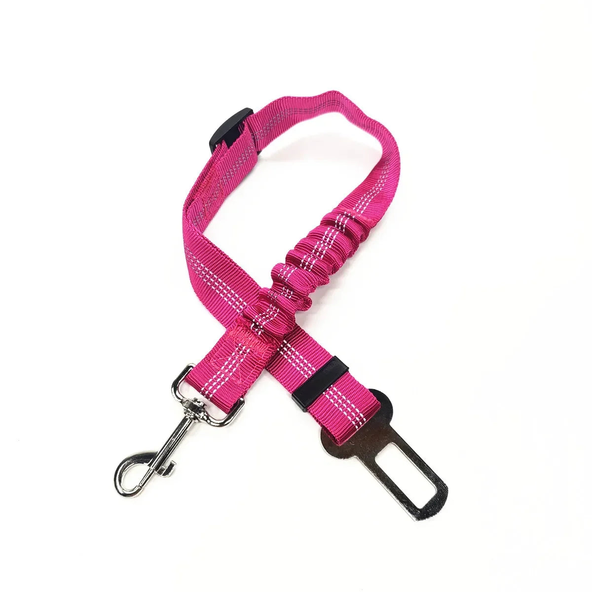Cinturón de seguridad ajustable para coche, gato, perro, asiento para mascotas, arnés para vehículo, Clip de plomo, palanca de seguridad, collares de tracción para perros, accesorios para perros