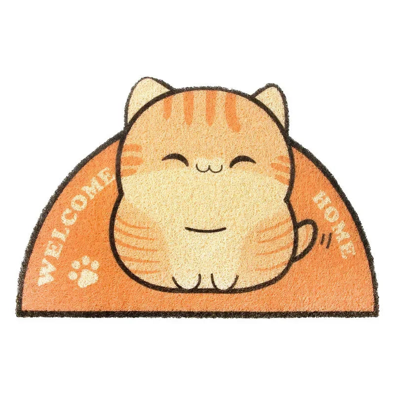 Estera de arena para gatos. Control de arena y pies antiadherentes