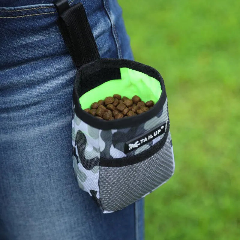 Bolsa de entrenamiento para perros. Cinturón de snacks y recompensas