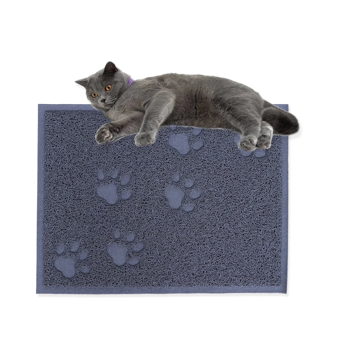 Alfombrilla atrapaarena para gatos y perros. PVC duradero. Fácil de limpiar y lavable