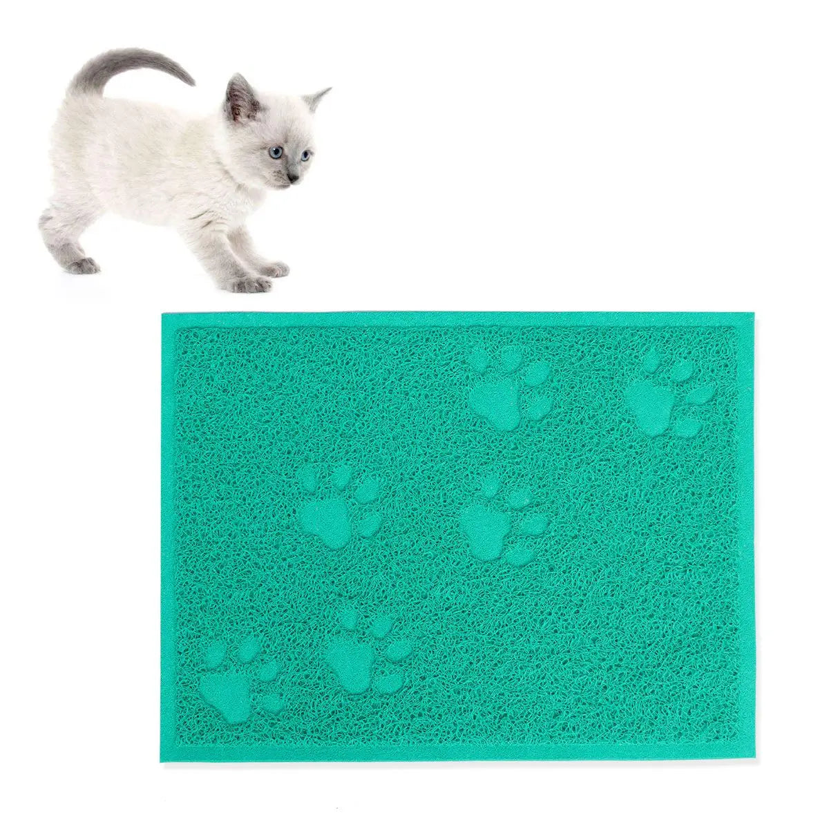 Alfombrilla atrapaarena para gatos y perros. PVC duradero. Fácil de limpiar y lavable