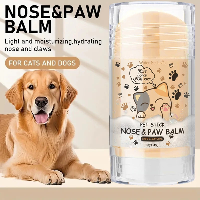 45g bálsamo para nariz y pata de perro, crema para patas de perro, crema protectora para patas de perros y gatos, crema hidratante para pies de mascotas, reparación de pies y grietas, accesorios para mascotas