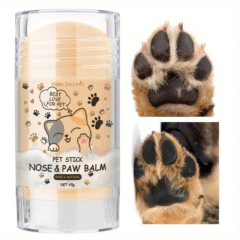 45g bálsamo para nariz y pata de perro, crema para patas de perro, crema protectora para patas de perros y gatos, crema hidratante para pies de mascotas, reparación de pies y grietas, accesorios para mascotas