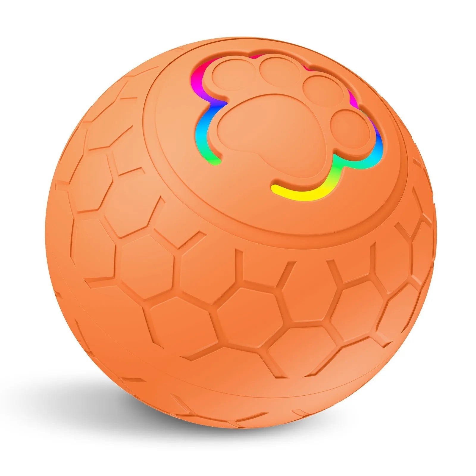 Bola de juguete inteligente para perros, pelota de juguete interactiva electrónica para mascotas, bola de juguete rodante que rebota automática USB con luces RGB, producto para cachorros y gatos