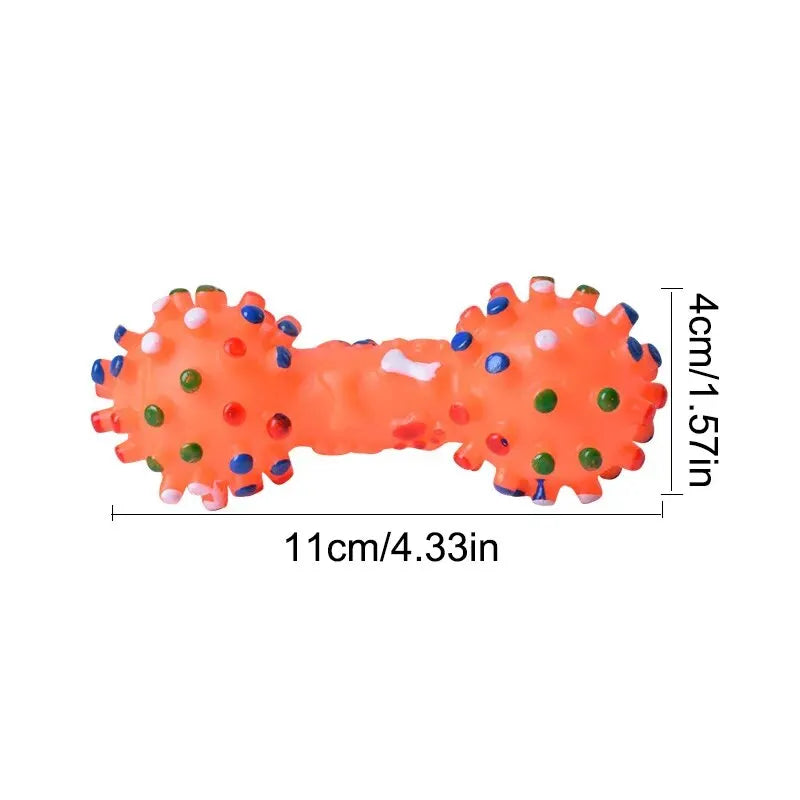 Juguete para masticar para perros, goma Natural, seguridad y protección del medio ambiente, Flexible, resistente a mordeduras, dientes limpios, 1 ud.