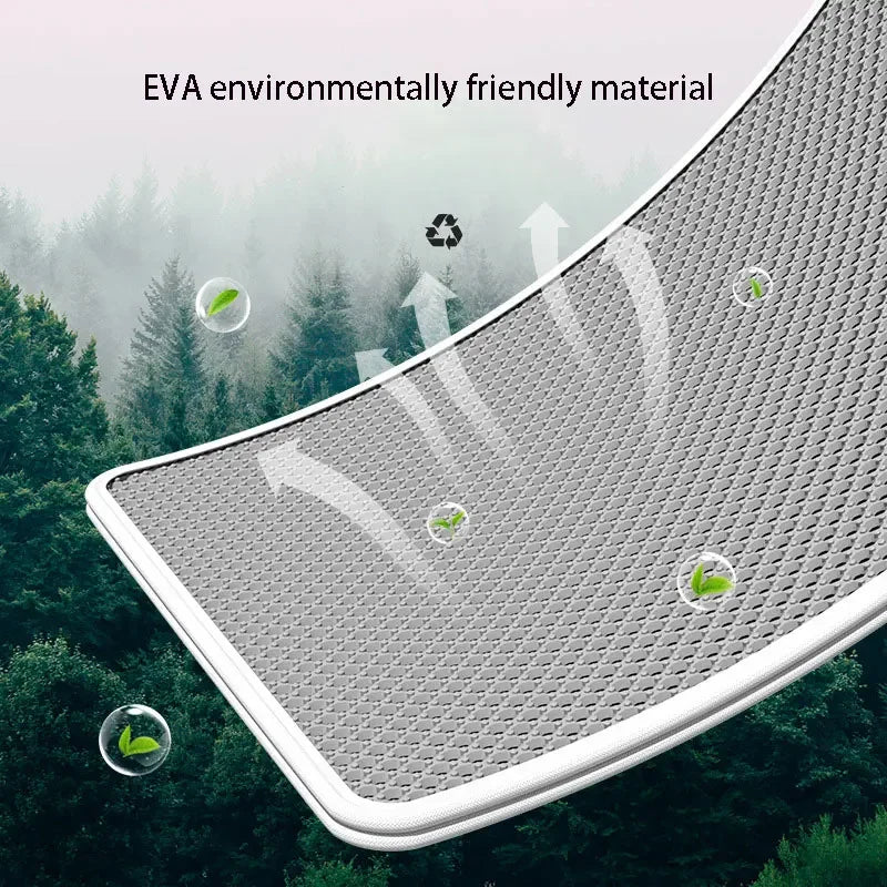 Alfombra atrapa arena para gatos de doble capa. Impermeable, antideslizante y fácil de limpiar (116×66 cm)