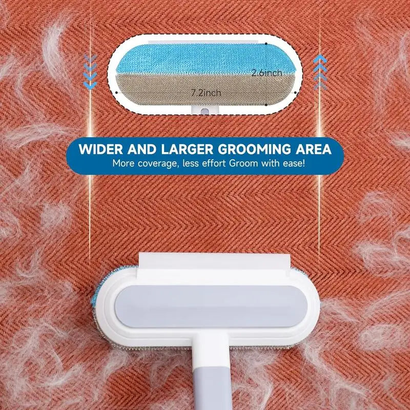 El depilador para mascotas es adecuado para muebles, duradero y reutilizable, limpiador de felpa lavable para perros y gatos, familia y exteriores.