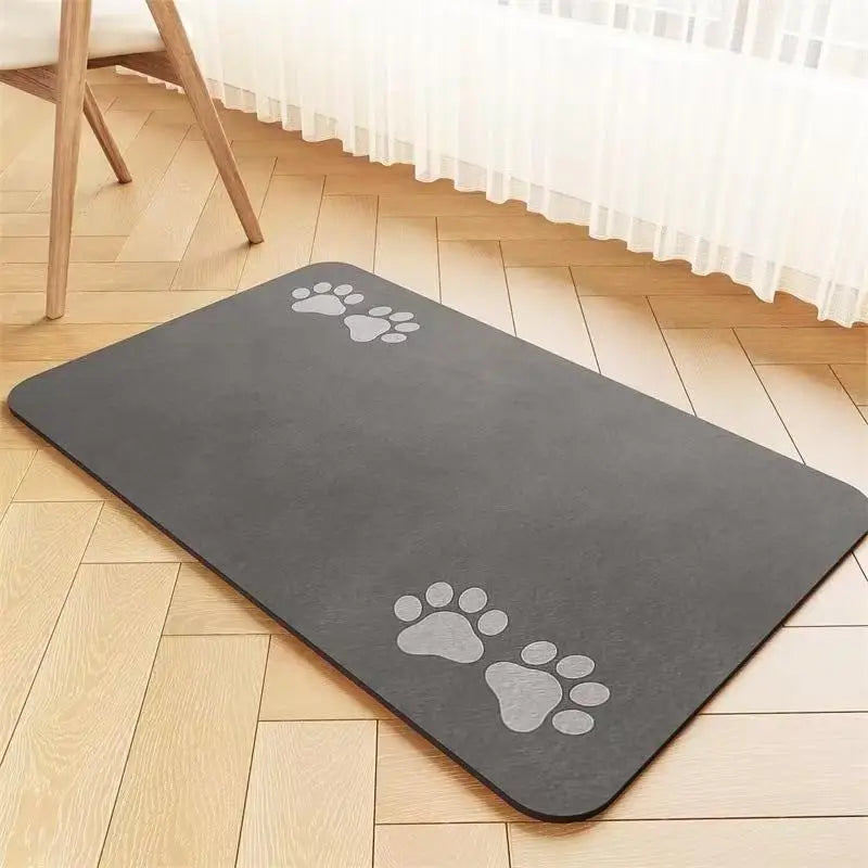 Estera de alimentación impermeable para perros y gatos. Tapete absorbente antideslizante