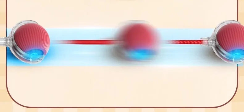 Juguete interactivo recargable para gatos. Bola eléctrica con cola simulada CatBall