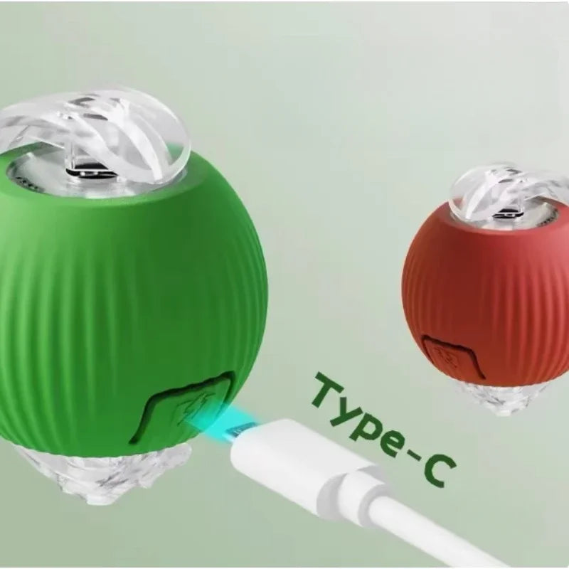 Juguete interactivo recargable para gatos. Bola eléctrica con cola simulada CatBall