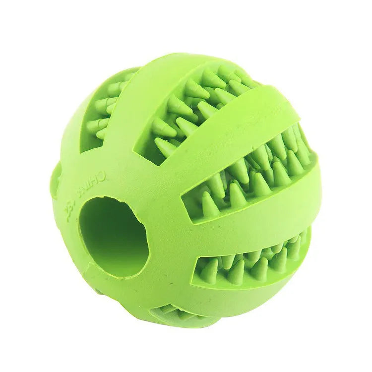 Pelota de juguete para perros y gatos. Resistente, no tóxica y limpia dientes