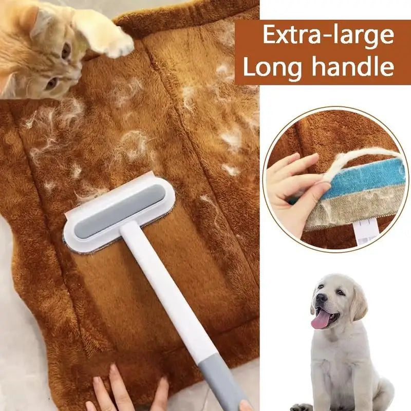 El depilador para mascotas es adecuado para muebles, duradero y reutilizable, limpiador de felpa lavable para perros y gatos, familia y exteriores.