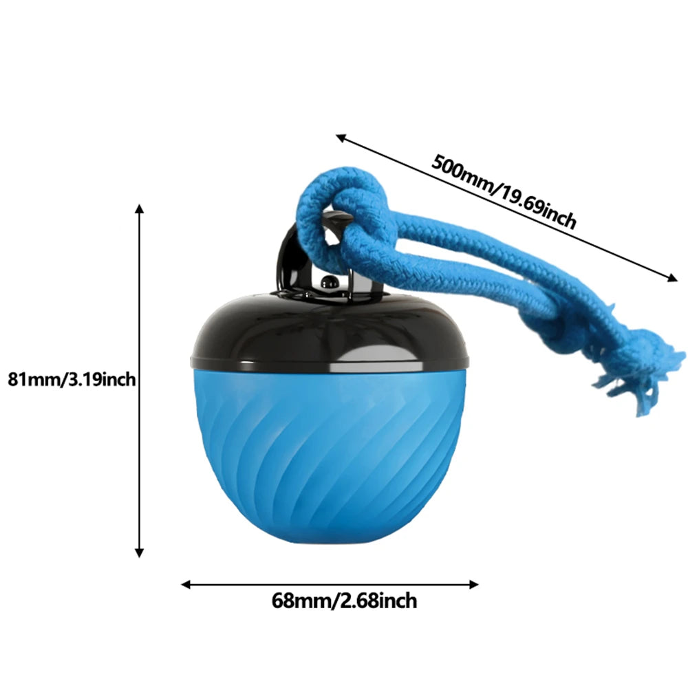 Bola para mascotas para perros, juguetes interactivos, bola rodante activada por movimiento para cachorros/perros pequeños, juguete móvil automático, juguete recargable por USB