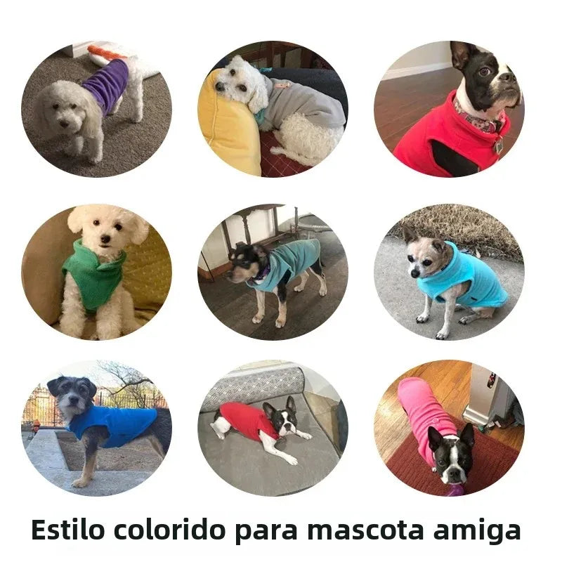 Ropa de invierno de lana para mascotas, camiseta para cachorros, perros pequeños, Yorkshire, Chihuahua, Bulldog Francés, caniche, chalecos para gatos, ropa para clima cálido