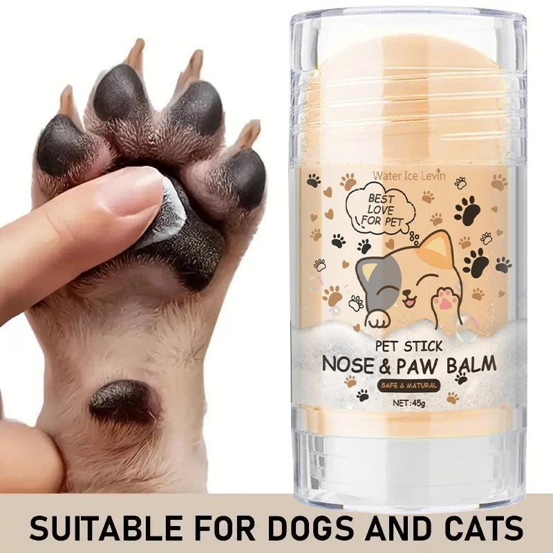 45g bálsamo para nariz y pata de perro, crema para patas de perro, crema protectora para patas de perros y gatos, crema hidratante para pies de mascotas, reparación de pies y grietas, accesorios para mascotas