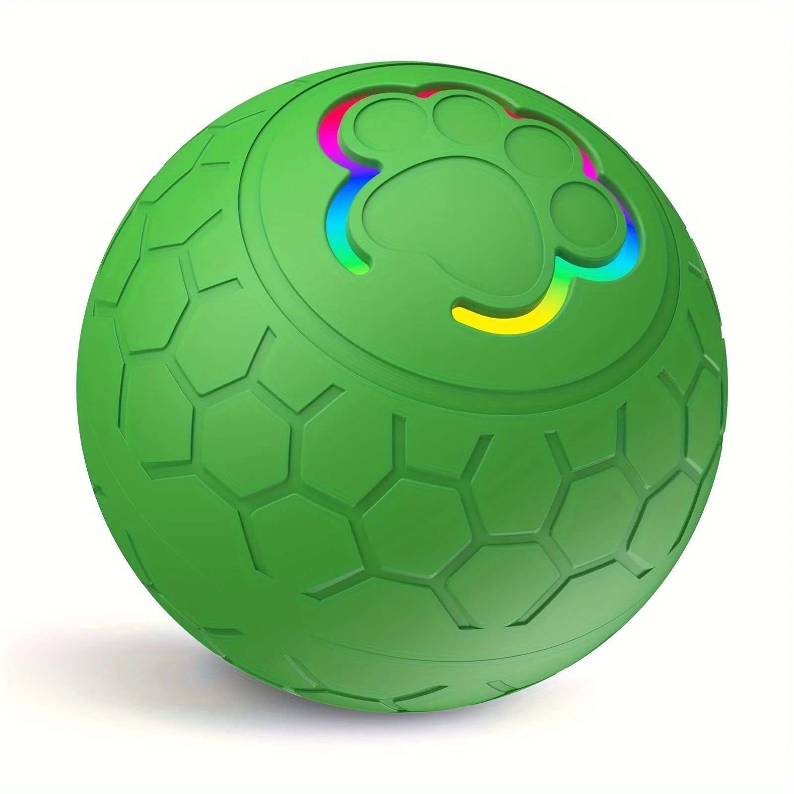 Bola de juguete inteligente para perros, pelota de juguete interactiva electrónica para mascotas, bola de juguete rodante que rebota automática USB con luces RGB, producto para cachorros y gatos